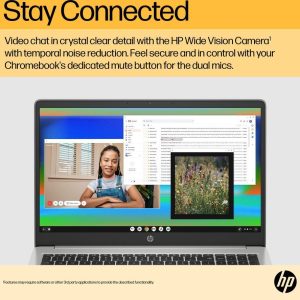 HP 15a-na0500sa 15.6" Chromebook - IntelÂ® PentiumÂ®, 128 GB eMMC, Silver