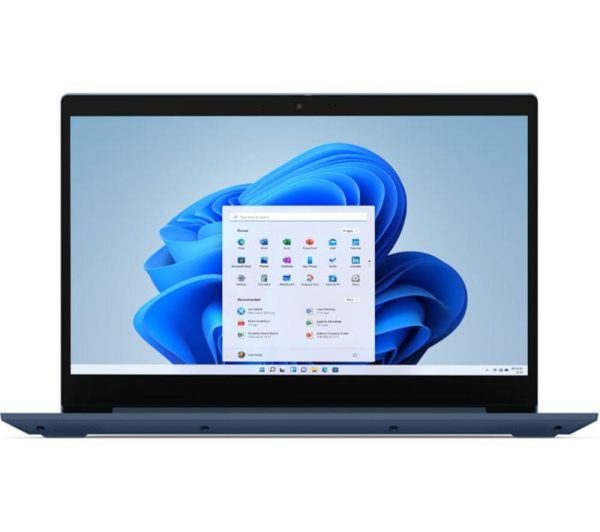 LENOVO IdeaPad 3i 15.6" Refurbished Laptop - Intel® Core i3, 128 GB SSD, Blue (Very Good Condition)