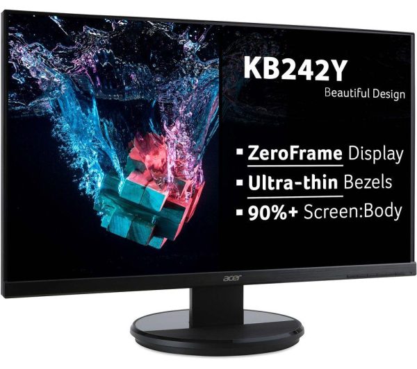 ACER KB242YEbi Full HD 23.8" IPS LCD Monitor - Black
