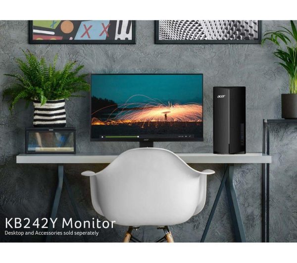 ACER KB242YEbi Full HD 23.8" IPS LCD Monitor - Black