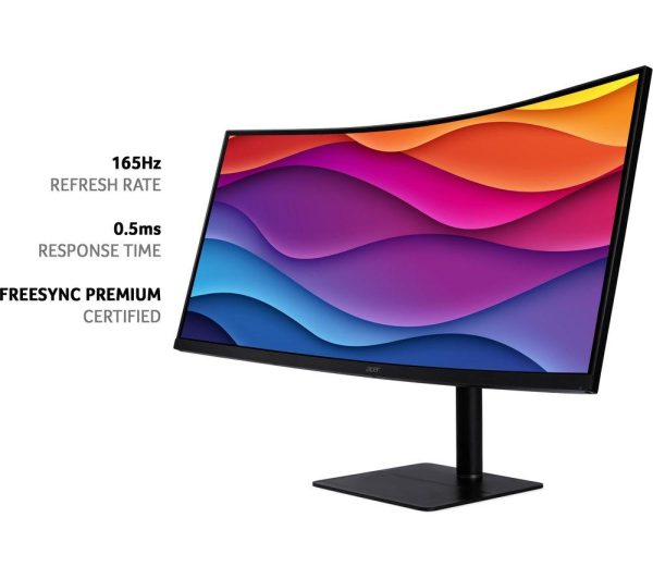 ACER CZ342CUR Wide Quad HD 34" Curved VA LCD Monitor - Black