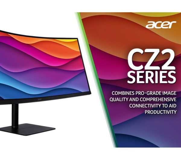 ACER CZ342CUR Wide Quad HD 34" Curved VA LCD Monitor - Black
