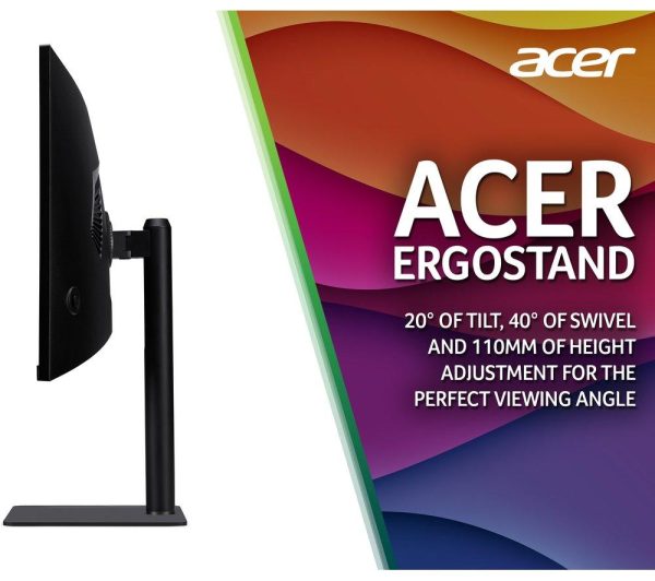 ACER CZ342CUR Wide Quad HD 34" Curved VA LCD Monitor - Black
