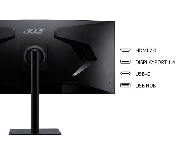 ACER CZ342CUR Wide Quad HD 34" Curved VA LCD Monitor - Black