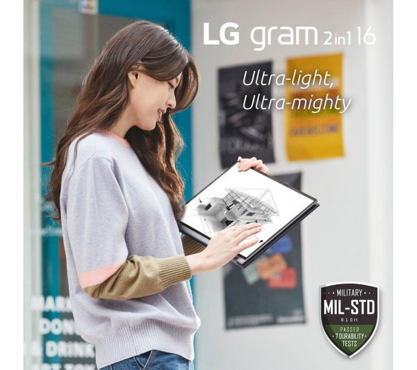 LG gram 2-in-1 16T90R-K.AA78A1 16" 2 in 1 Laptop - Intel® Core i7, 1 TB SSD, Black