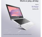 ASUS CX1 11.6" Chromebook - IntelÂ® CeleronÂ®, 64 GB eMMC, Silver