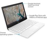 HP 11a-na0000sa 11.6" Refurbished Chromebook - MediaTek MT8183, 64 GB eMMC, White (Very Good Condition)