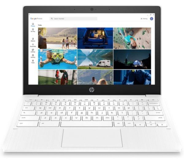 HP 11a-na0000sa 11.6" Refurbished Chromebook - MediaTek MT8183, 64 GB eMMC, White (Very Good Condition)