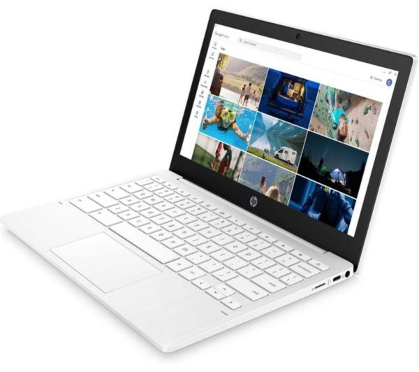HP 11a-na0000sa 11.6" Refurbished Chromebook - MediaTek MT8183, 64 GB eMMC, White (Very Good Condition)