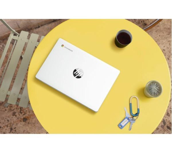 HP 11a-na0000sa 11.6" Refurbished Chromebook - MediaTek MT8183, 64 GB eMMC, White (Very Good Condition)