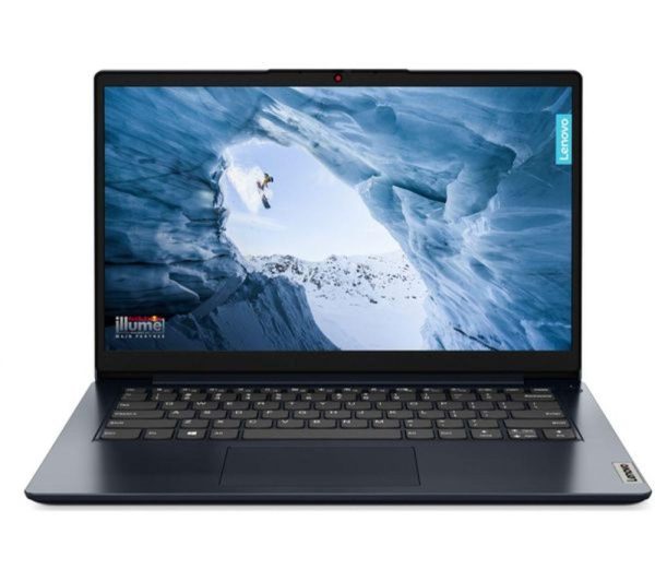 LENOVO IdeaPad i1 14" Refurbished Laptop - IntelÂ® CeleronÂ®, 128 GB eMMC, Blue (Very Good Condition)