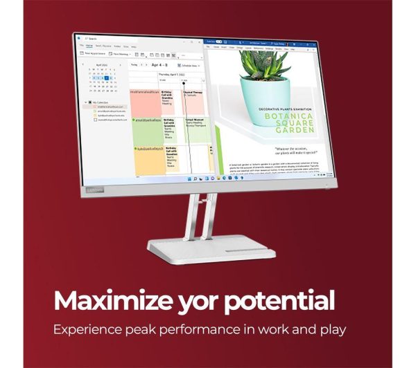LENOVO L24e-40 Full HD 23.8" VA LCD Monitor - Grey