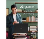 LG gram 16 16Z90R-K.AD7AA1 16" Laptop - Intel® Core i7, 2 TB SSD, Black