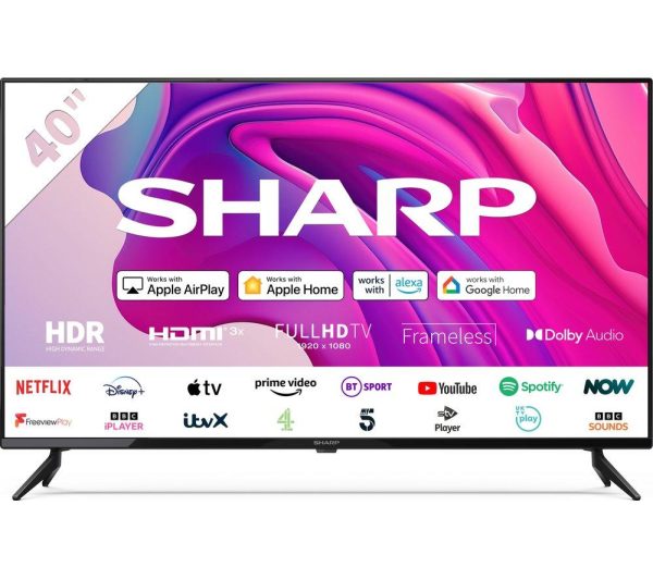 SHARP 2T-C40FD7KF1FB 40" Smart Full HD HDR LED TV
