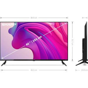 SHARP 2T-C40FD7KF1FB 40" Smart Full HD HDR LED TV