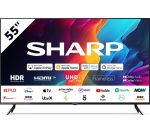 SHARP 4T-C55FJ7KL1FB 55" Smart 4K Ultra HD HDR LED TV