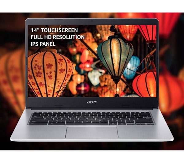 ACER 314 14" Chromebook - MediaTek MT8183C, 128 GB eMMC, Silver