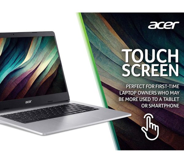 ACER 314 14" Chromebook - MediaTek MT8183C, 128 GB eMMC, Silver