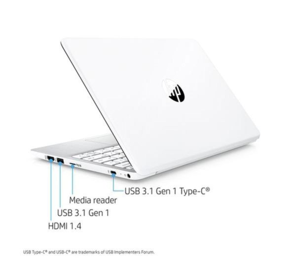 HP Stream 11-ak0515sa 11" Refurbished Laptop - IntelÂ® CeleronÂ®, 64 GB eMMC, White (Excellent Condition)