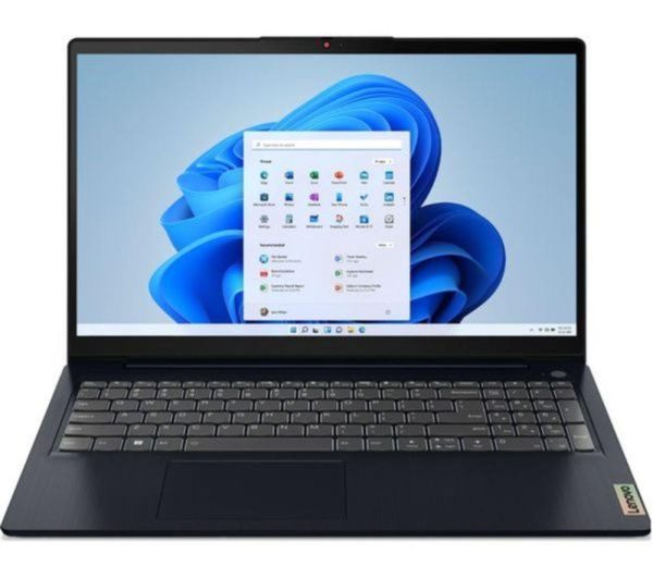 LENOVO IdeaPad 3i 15.6" Refurbished Laptop - Intel® Core i3, 128 GB SSD, Blue (Excellent Condition)