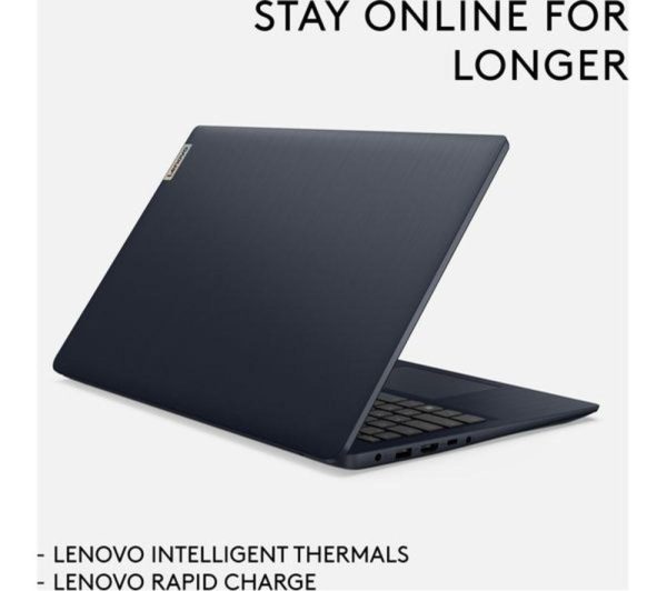 LENOVO IdeaPad 3i 15.6" Refurbished Laptop - Intel® Core i3, 128 GB SSD, Blue (Excellent Condition)