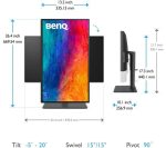 BENQ PD2506Q Quad HD 25" IPS Monitor - Black