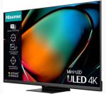 HISENSE 55U8KQTUK 55" Smart 4K Ultra HD HDR Mini-LED TV with Amazon Alexa