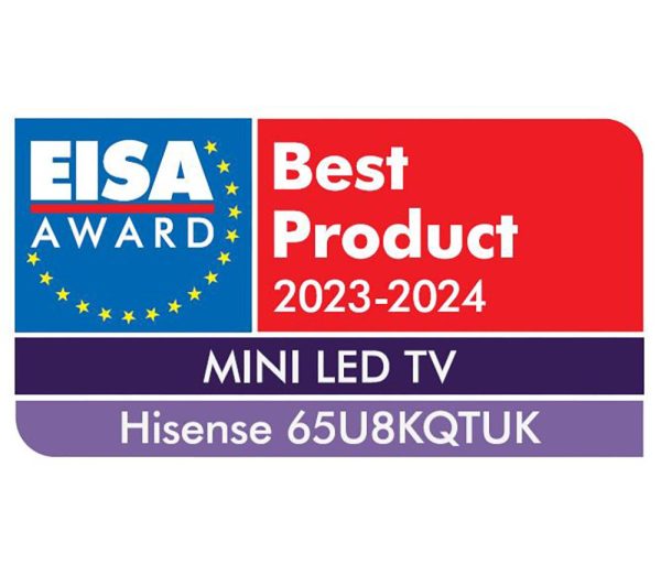 HISENSE 55U8KQTUK 55" Smart 4K Ultra HD HDR Mini-LED TV with Amazon Alexa