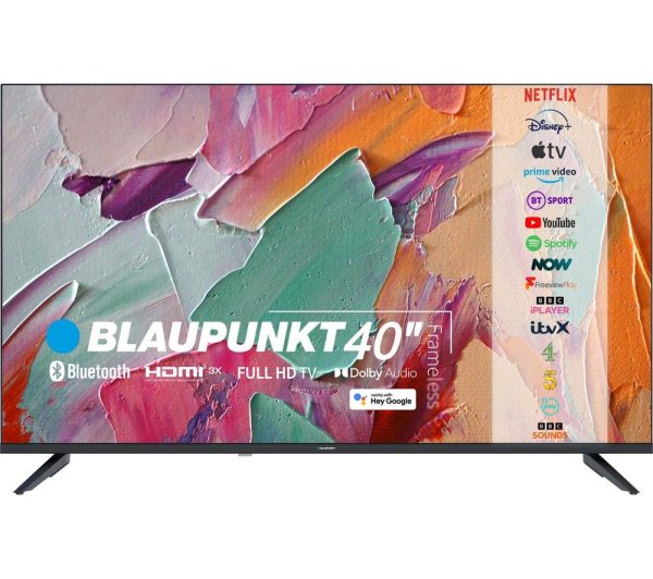 BLAUPUNKT BA40F4382QKB 40" Smart Full HD LED TV with Google Assistant