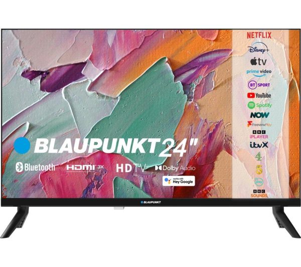 BLAUPUNKT BA24H4382QKB 24" Smart HD Ready LED TV with Google Assistant