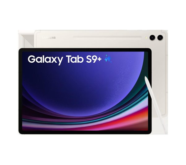 SAMSUNG Galaxy Tab S9+ 12.4" Tablet - 256 GB, Beige