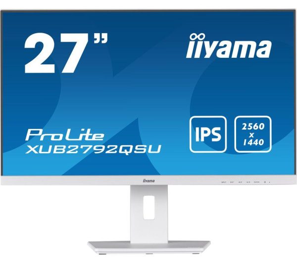 IIYAMA ProLite XUB2792QSU-W5 Quad HD 27" IPS LCD Monitor - White