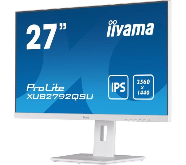 IIYAMA ProLite XUB2792QSU-W5 Quad HD 27" IPS LCD Monitor - White