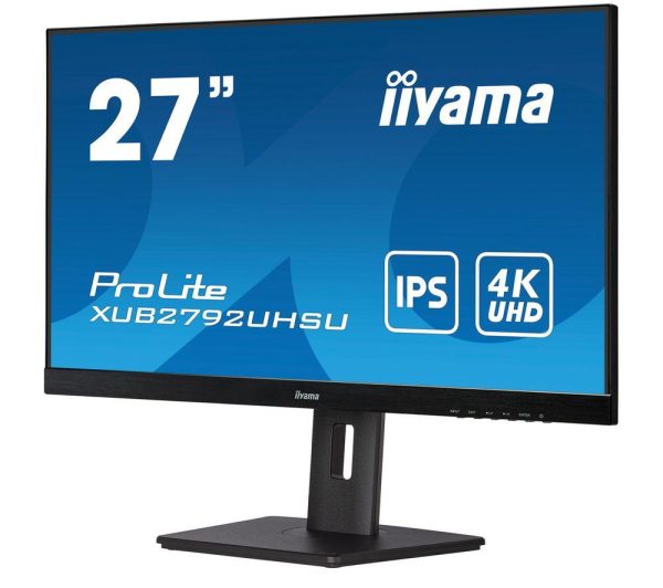 IIYAMA ProLite XUB2792UHSU-B5 4K Ultra HD 27" IPS LCD Monitor - Black