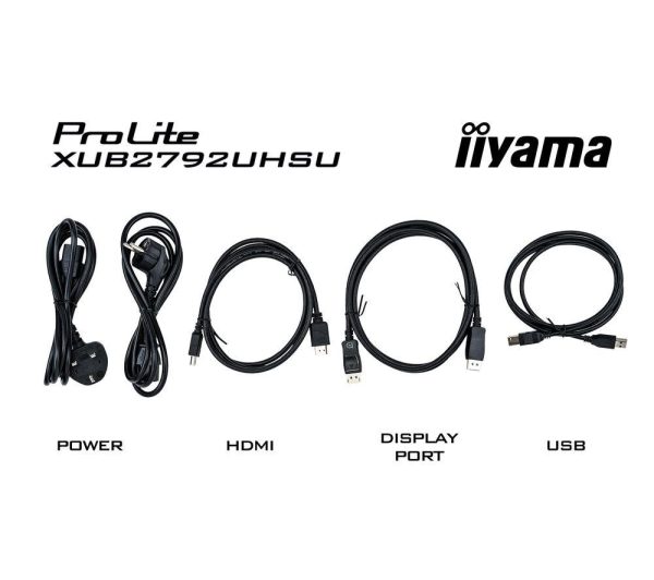 IIYAMA ProLite XUB2792UHSU-B5 4K Ultra HD 27" IPS LCD Monitor - Black