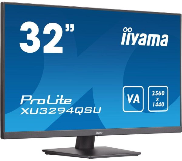 IIYAMA ProLite XU3294QSU-B1 Quad HD 31.5" VA LCD Monitor - Black