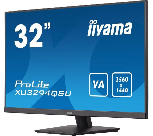 IIYAMA ProLite XU3294QSU-B1 Quad HD 31.5" VA LCD Monitor - Black