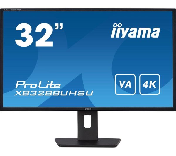 IIYAMA ProLite XB3288UHSU-B5 4K Ultra HD 32" VA LCD Monitor - Black