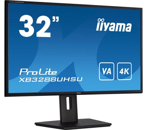 IIYAMA ProLite XB3288UHSU-B5 4K Ultra HD 32" VA LCD Monitor - Black