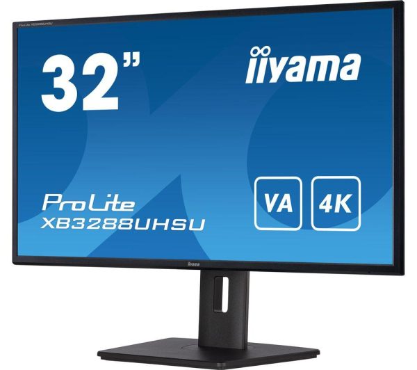 IIYAMA ProLite XB3288UHSU-B5 4K Ultra HD 32" VA LCD Monitor - Black