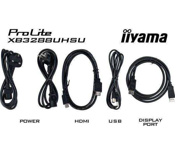 IIYAMA ProLite XB3288UHSU-B5 4K Ultra HD 32" VA LCD Monitor - Black