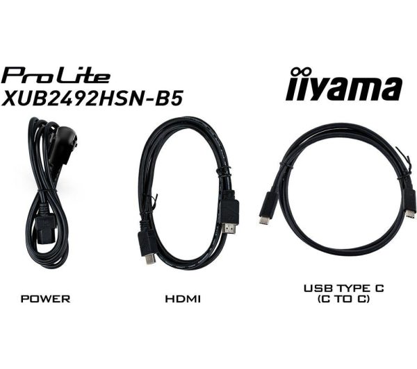 IIYAMA ProLite XUB2492HSN-B5 Full HD 24" IPS LCD Monitor - Black