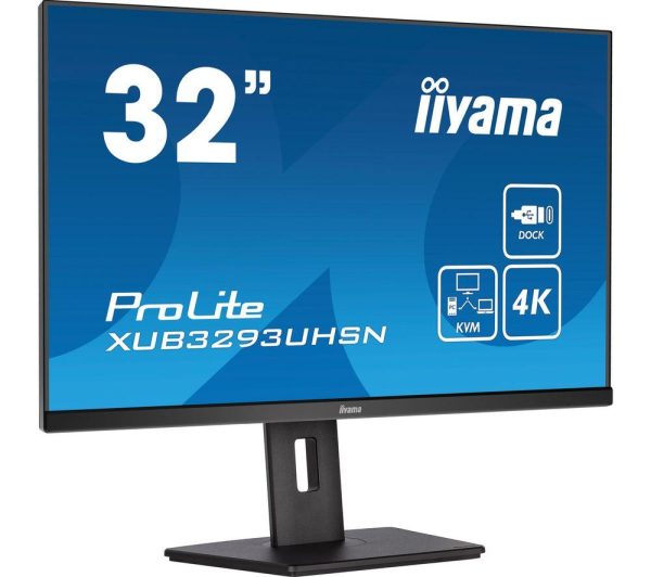 IIYAMA ProLite XUB3293UHSN-B5 4K Ultra HD 32" IPS LCD Monitor - Black
