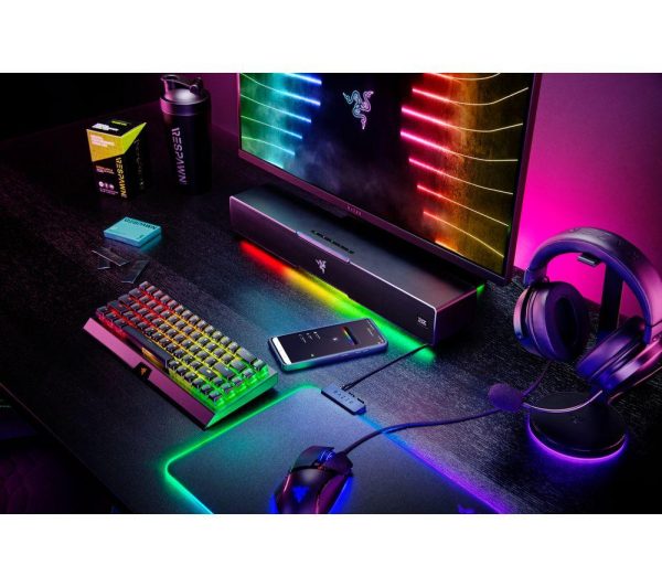 RAZER Leviathan V2 2.1 PC Soundbar with Subwoofer - Black