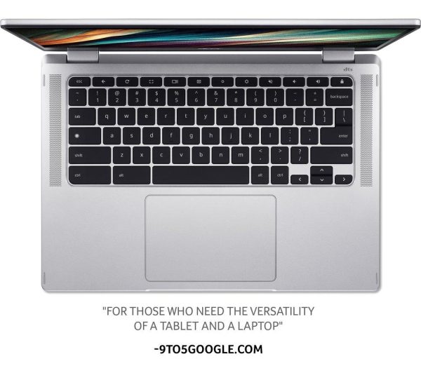 ACER Spin 314 14" 2 in 1 Chromebook - IntelÂ® CeleronÂ®, 128 GB eMMC, Silver