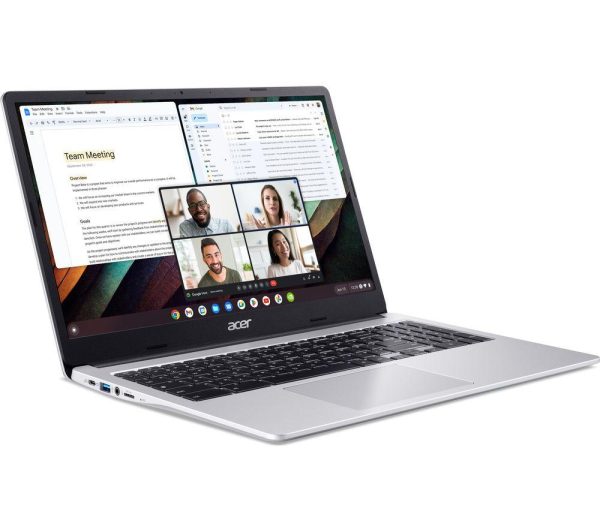 ACER 315 15.6" Chromebook - IntelÂ® CeleronÂ®, 128 GB eMMC, Silver
