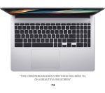 ACER 315 15.6" Chromebook - IntelÂ® CeleronÂ®, 128 GB eMMC, Silver