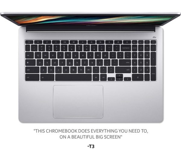 ACER 315 15.6" Chromebook - IntelÂ® PentiumÂ®, 128 GB eMMC, Silver