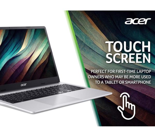 ACER 315 15.6" Chromebook - IntelÂ® PentiumÂ®, 128 GB eMMC, Silver