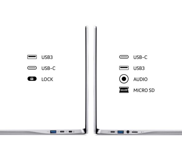 ACER 315 15.6" Chromebook - IntelÂ® PentiumÂ®, 128 GB eMMC, Silver